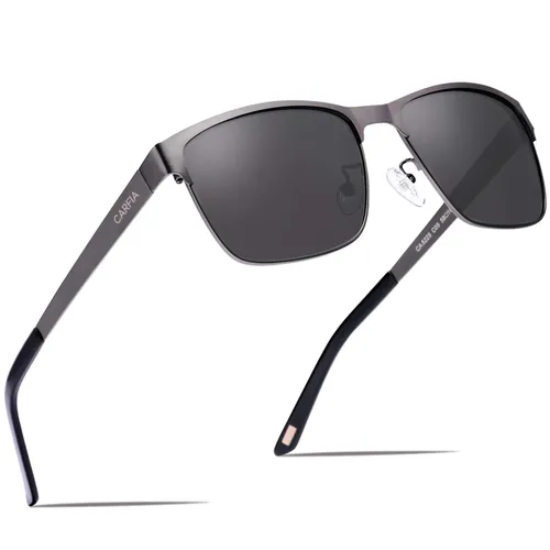 CARFIA UV Protection Mens Sunglasses Polarised Mirrored