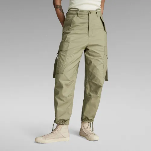 Cargo Cropped Drawcord Pants