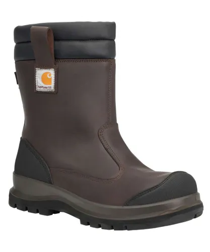 Carhartt Mens Carter Waterproof S3 Lace Up Safety Boots - Brown