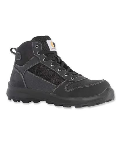 Carhartt Mens Sneaker Nubuck Leather Mid Work Safety Boots - Black