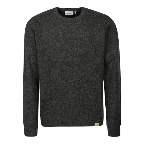 Carhartt Wip , Allen Lambswool Sweater ,Black male, Sizes:
