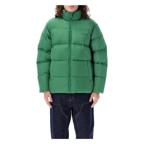 Carhartt Wip , Aspen Green Outerwear Jacket ,Green male, Sizes: