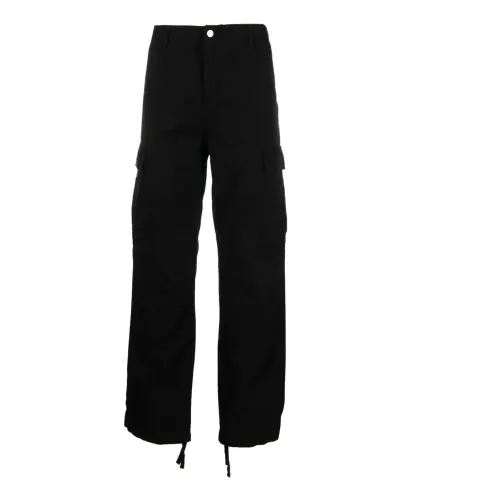 Carhartt Wip , Black Cotton Cargo Pants ,Black male, Sizes: