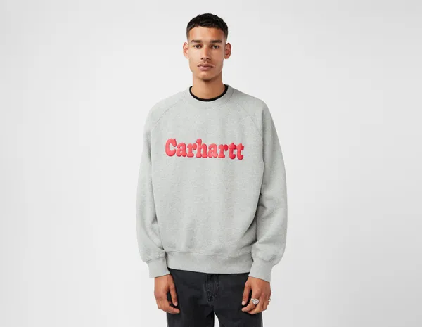 Carhartt WIP Bubbles Crew Sweatshirt, Grey