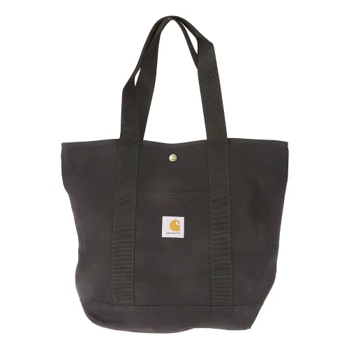 Carhartt Wip , Canvas Tote Bag Dearborn ,Black female, Sizes: ONE SIZE