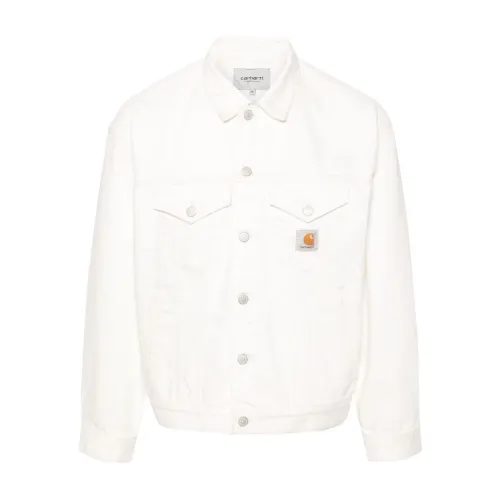Carhartt Wip , Carhartt WIP Main Coats White ,White male, Sizes: