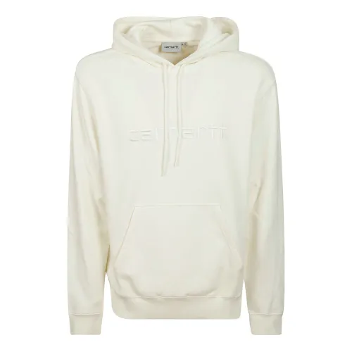 Carhartt Wip , Hooded Duster Sweat ,White male, Sizes: