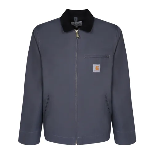 Carhartt Wip , Men's Clothing Blazer Grey Ss24 ,Gray male, Sizes: