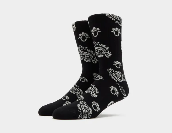 Carhartt WIP Paisley Socks, Black