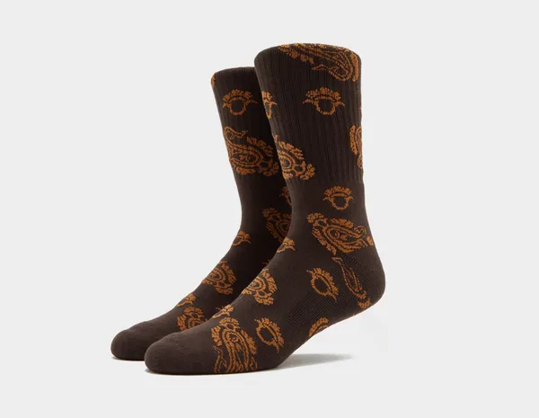 Carhartt WIP Paisley Socks, Brown