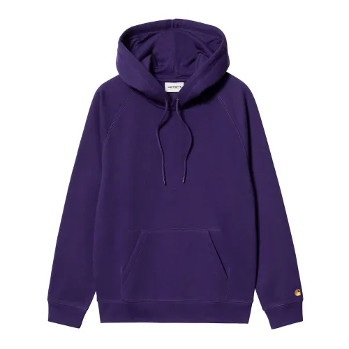 Carhartt Wip , Purple Cotton Blend Hooded Sweater ,Purple male, Sizes: