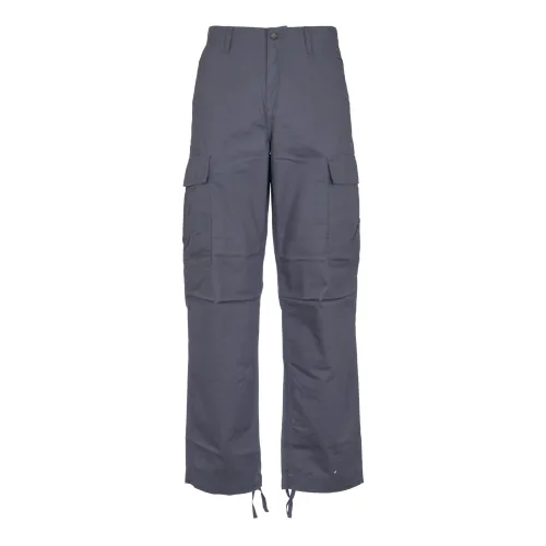 Carhartt Wip , Regular Cargo Pants ,Blue male, Sizes: