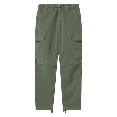Carhartt Wip , Regular Cargo PantsDollar Garment Dyed ,Green male, Sizes: