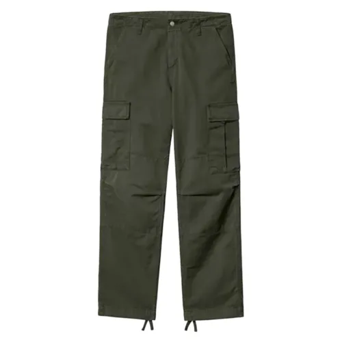 Carhartt Wip , Regular Cargo Pantsin Garment-Dyed Moraga Twill ,Green male, Sizes:
