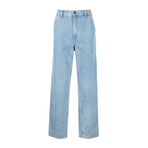 Carhartt Wip , Relaxed Fit Denim Jeans ,Blue male, Sizes: