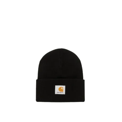 Carhartt Wip , Solid Color Beanie Hat ,Black unisex, Sizes: ONE