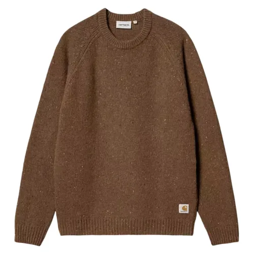 Carhartt Wip , Speckled Tamarind Anglistic Sweater ,Brown female, Sizes: