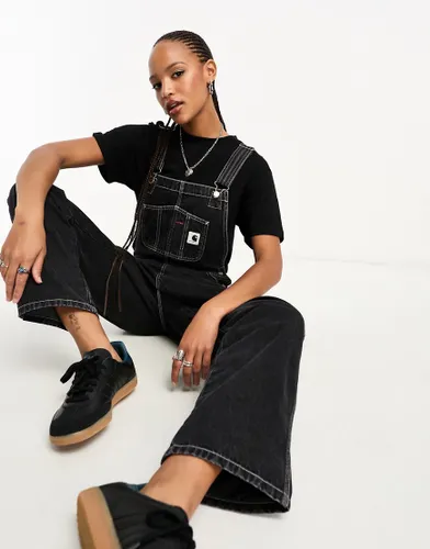 Carhartt WIP straight dungarees in black wash