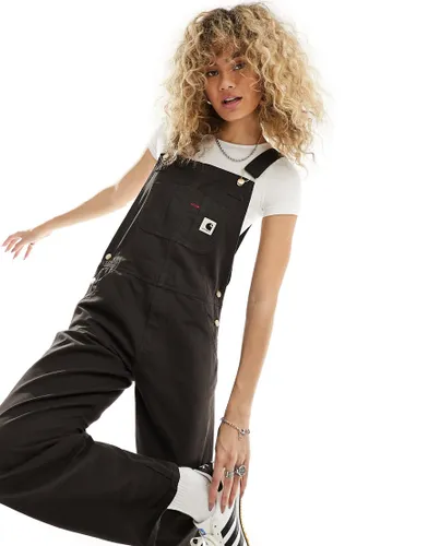 Carhartt WIP straight dungarees in brown