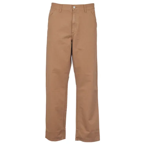 Carhartt Wip , Straight Trousers ,Brown male, Sizes: