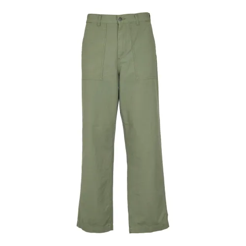 Carhartt Wip , Straight Trousers ,Green male, Sizes: