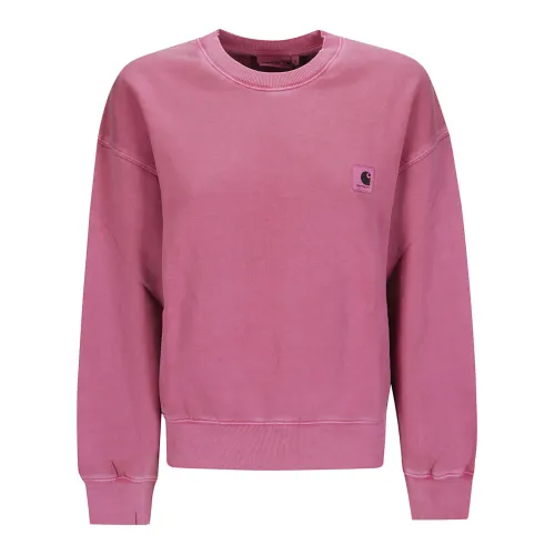 Carhartt Wip , Sweatshirt ,Pink male, Sizes: