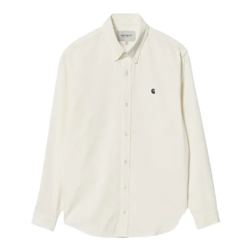 Carhartt Wip , White Cotton Velvet Shirt ,White male, Sizes: