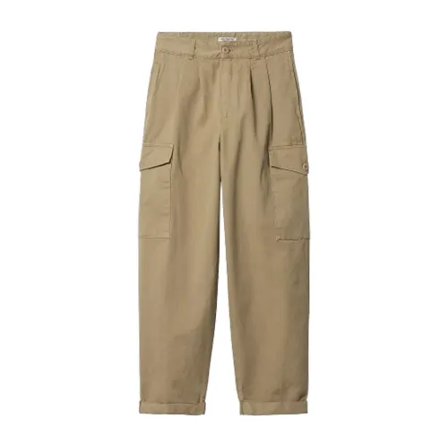 Carhartt Wip , Women Collins Pant (Sable) ,Beige female, Sizes: