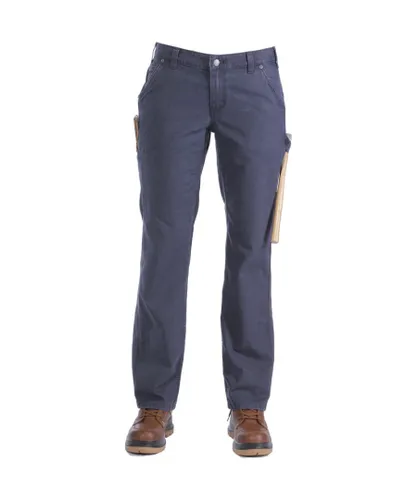 Carhartt Womens 102080 Crawford Rugged Original Fit Trousers - Grey Cotton