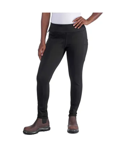 Carhartt Womens Force Lightweight Fitted Utility Trousers - Black Nylon