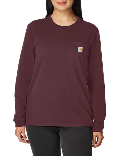 Carhartt Women's Wk126 Workwear Pocket Long Sleeve T Shirt