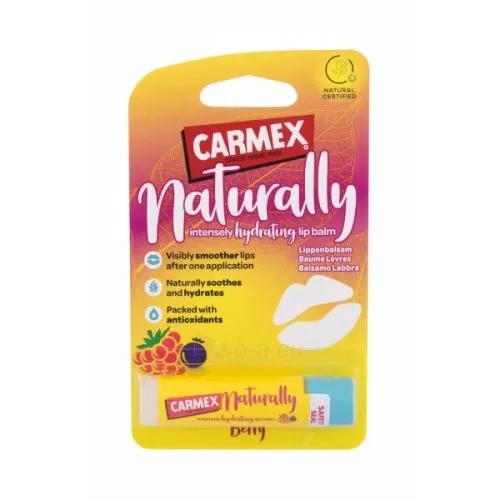 Carmex Naturally Intensely Hydrating Lip Balm Berry
