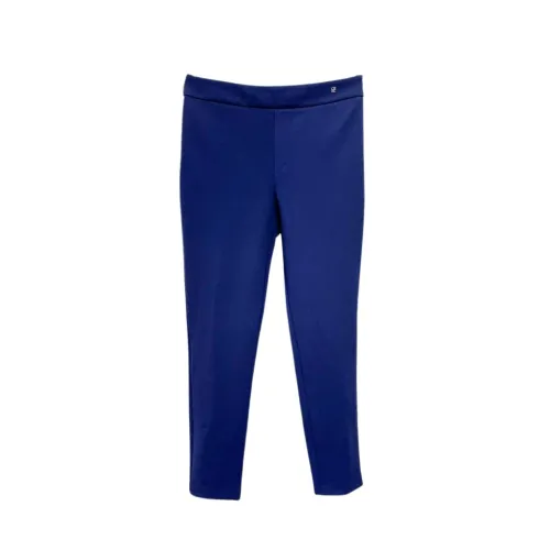 Carolina Herrera , Cropped Trousers ,Blue female, Sizes: