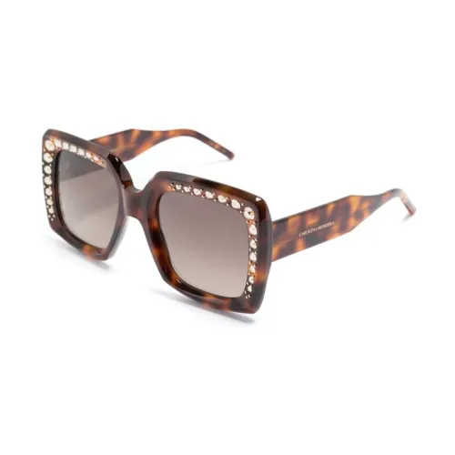 Carolina Herrera , Her0178S Wr9Ha Sunglasses ,Brown female, Sizes: