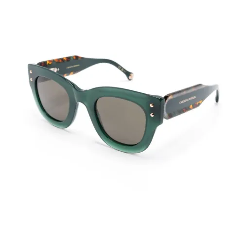 Carolina Herrera , Her0222S Ackir Sunglasses ,Green female, Sizes: