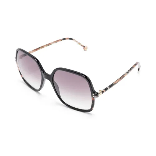 Carolina Herrera , Her0244S Wr73X Sunglasses ,Black female, Sizes: