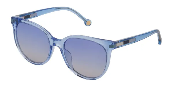 Carolina Herrera SHE830 095A Men's Sunglasses Blue Size 54