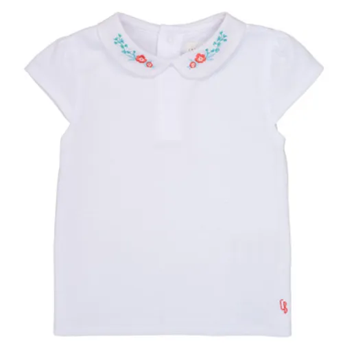 Carrément Beau  JULIEN  girls's Children's T shirt in White