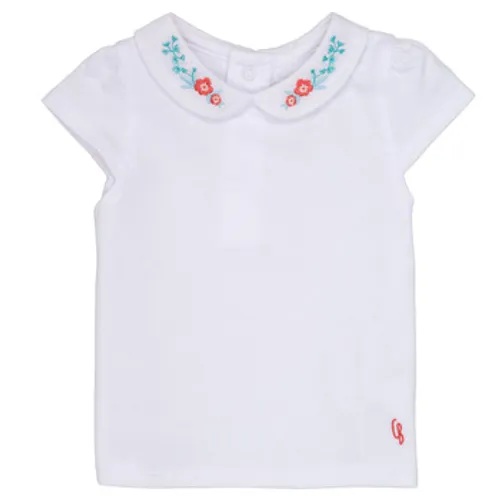Carrément Beau  MAYVE  girls's Children's T shirt in White