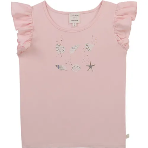Carrément Beau  Y15378-44L  girls's Children's T shirt in Pink