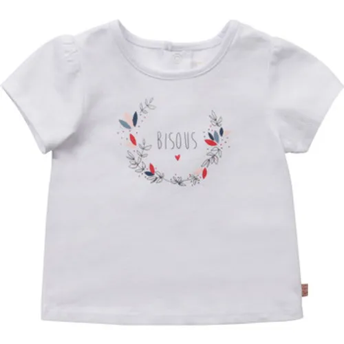 Carrément Beau  Y95270-10B  girls's Children's T shirt in White