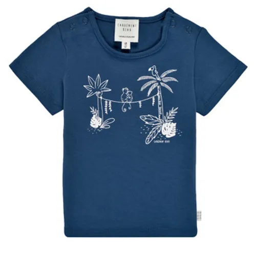 Carrément Beau  Y95274-827  boys's Children's T shirt in Blue