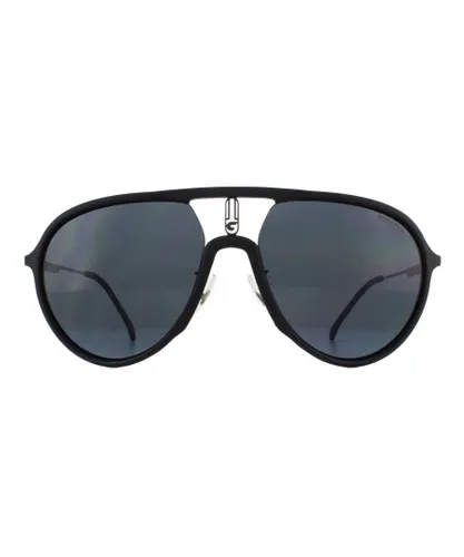 Carrera Aviator Mens Matte Black Grey Sunglasses Metal (archived) - One
