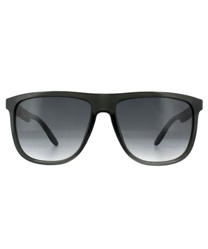 Carrera Rectangle Mens Dark Grey Gradient Sunglasses - One