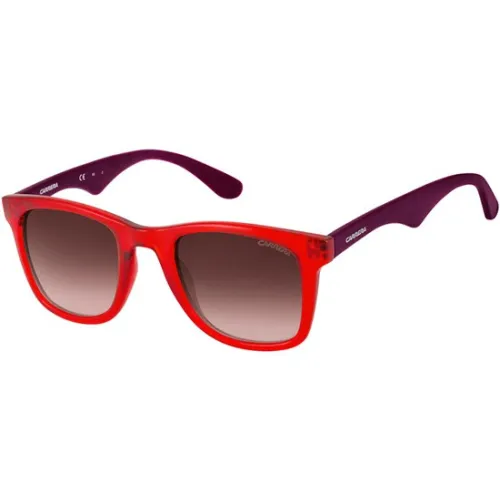 Carrera , Transparent/Brown Rose Shaded Sunglasses ,Red male, Sizes: