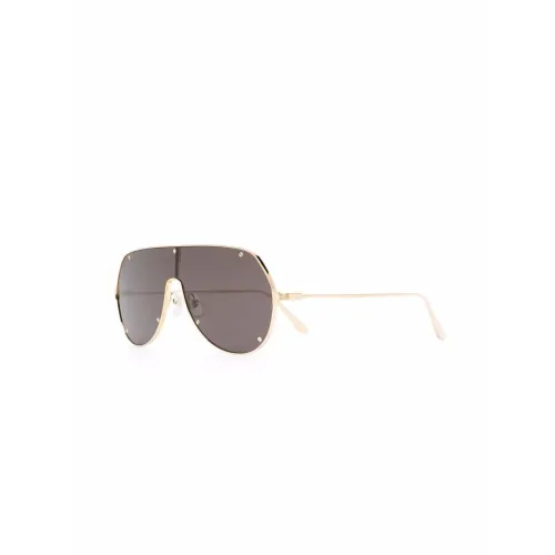 Cartier , Ct0324S 001 Sunglasses ,Yellow male, Sizes: ONE