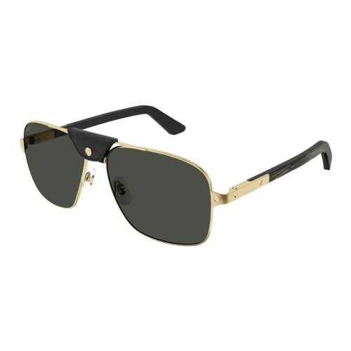 Cartier , Metallo Sun Uomo Sunglasses ,Black unisex, Sizes: