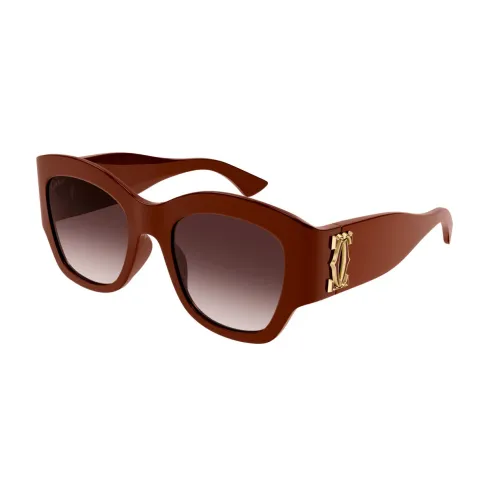 Cartier , Sunglasses CT0304SLarge ,Red female, Sizes: