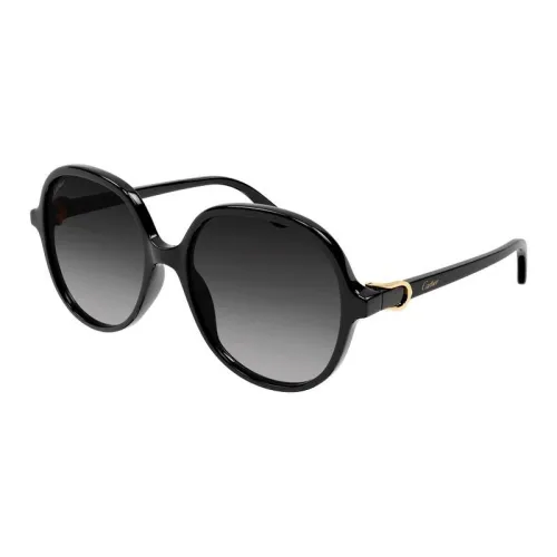 Cartier , Sungles, embly: unspecified ,Black female, Sizes: