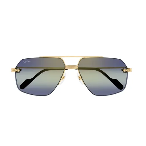 Cartier , Vintage Pilot Sunglasses ,Yellow male, Sizes: